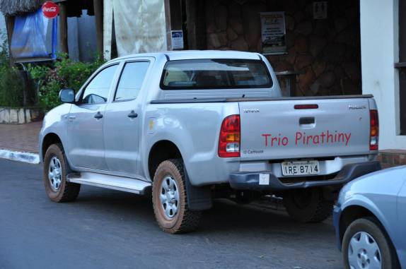 Reencontro com a camionete do trio Pirathiny, na Chapada dos Guimarães, em Mato Grosso